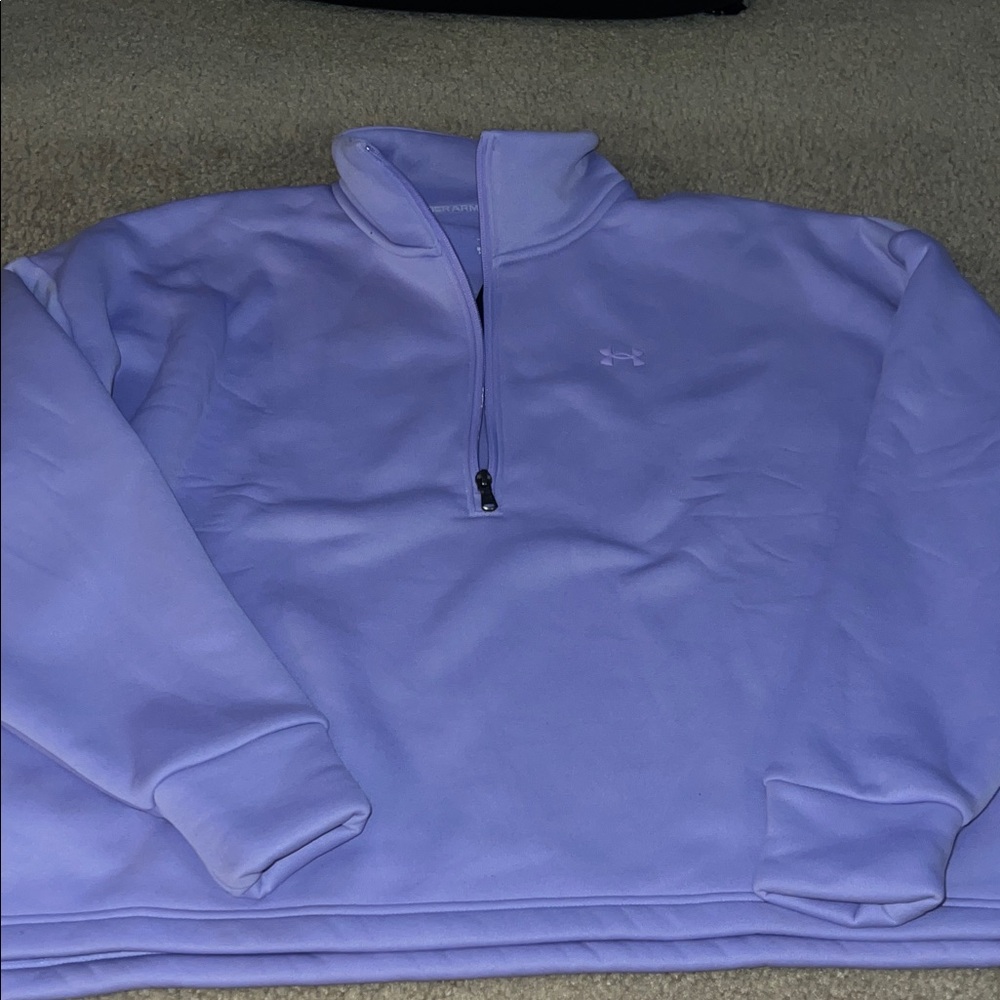 Under Armour Lavender Zip-Up Sweatshirt